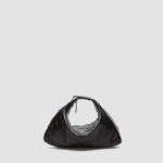 Borsa media da polso o a Spalla Minobossi in Morbida Nappa Nera art. BRACELET JANE NAPPA NERA