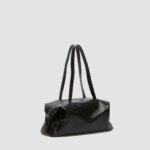 Borsa media da polso o a Spalla Minobossi in Morbida Nappa Nera art. BRACELET JANE NAPPA NERA - immagine 3