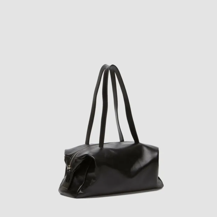 Borsa media da polso o a Spalla Minobossi in Morbida Nappa Nera art. BRACELET JANE NAPPA NERA, foto 3 di 5