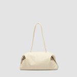 Borsa media da polso o a Spalla Minobossi in Morbida Nappa Avorio art. BRACELET JANE NAPPA LATTE - immagine 3