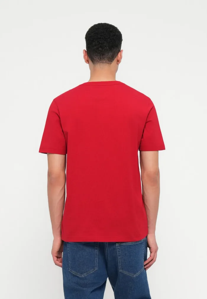 T-shirt Uomo Tommy Hilfiger Regular fit Rossa in Jersey con Grafica Frontale cod MW0MW41455 XLD, foto 2 di 3