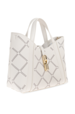 Borsa A Mano Media con Tracolla Furla In Pelle Traforata color Bianca art. Furla Goccia WB01789-BX3947 - immagine 5