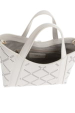 Borsa A Mano Media con Tracolla Furla In Pelle Traforata color Bianca art. Furla Goccia WB01789-BX3947 - immagine 4