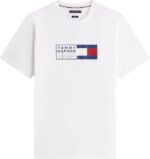 T-shirt Regular fit in jersey Uomo Tommy Hilfiger Bianca con Logo art. MW0MW42366 YBR - immagine 3