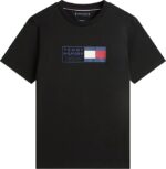 T-shirt Regular fit in jersey Uomo Tommy Hilfiger Nera con Logo art. MW0MW42366 BDS - immagine 3