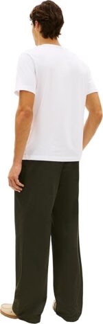 T-shirt Regular fit in jersey Uomo Tommy Hilfiger Bianca con Logo art. MW0MW42366 YBR - immagine 2
