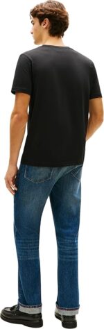 T-shirt Regular fit in jersey Uomo Tommy Hilfiger Nera con Logo art. MW0MW42366 BDS - immagine 2