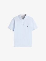 Polo 1985 regular fit in piqué Uomo Tommy Hilfiger Celeste art. MW0MW17770 C10 - immagine 3