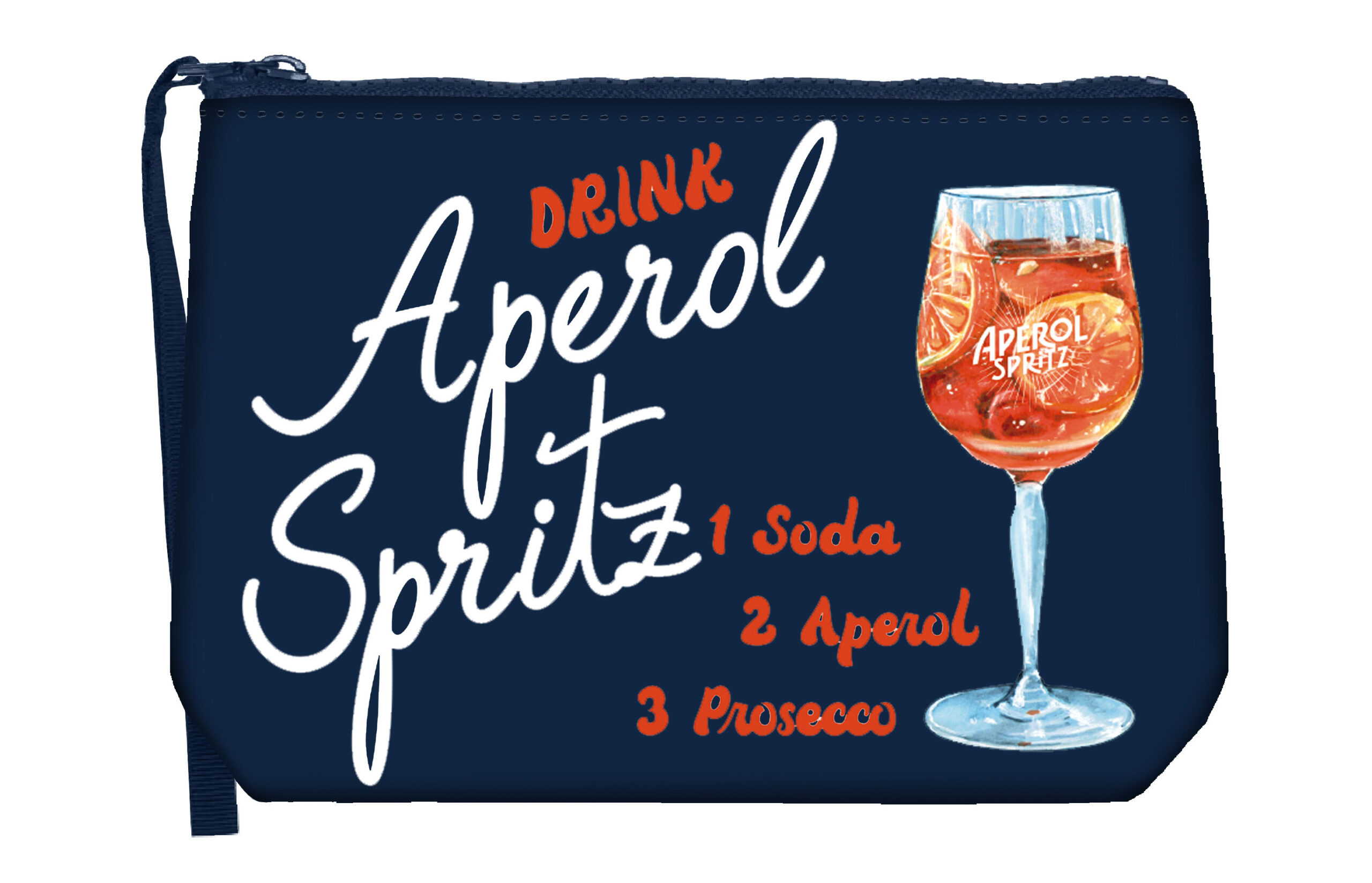 ALINE_DRINK SPRITZ 61 Pochette Mc2 Saint Barth Blu Spritz art. Aline Drink Spritz 61 - immagine 1