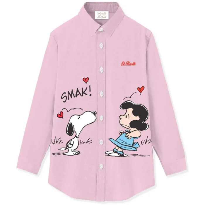 Camicia Mc2 Saint Barth Rosa Cotton Snoopy art. Brigitte Embry Cotton Snoopy Smak 21, foto 1 di 1