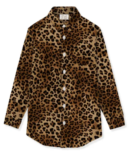 Camicia Mc2 Saint Barth Stampa Leopardata art. Brigitte Silk Voile Sand Leopard 19