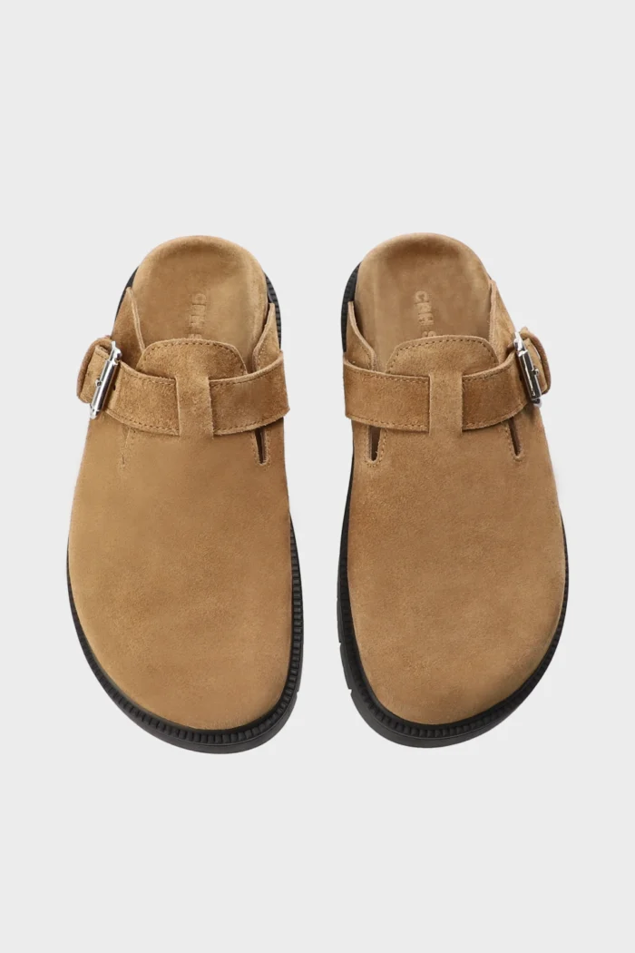 Sabot Uomo Copenhagen in Camoscio Cuoio Art. CPH700M Suede New Brown, foto 2 di 4