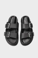 Sandalo Uomo Copenhagen in Pelle Nera Art. CPH701M Leather Black - immagine 2