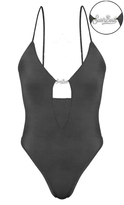Costume Intero Mc2 Saint Barth Grigio Antracite art. Crunchy Plate Shiny Sb 16H