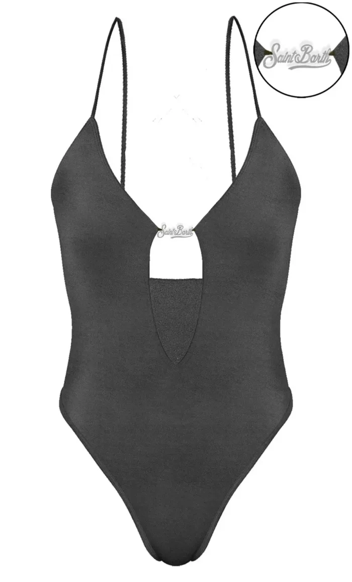 Costume Intero Mc2 Saint Barth Grigio Antracite art. Crunchy Plate Shiny Sb 16H, foto 1 di 1