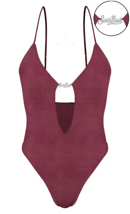 Costume Intero Mc2 Saint Barth Fucsia Shiny art. Crunchy Plate Shiny Sb 45