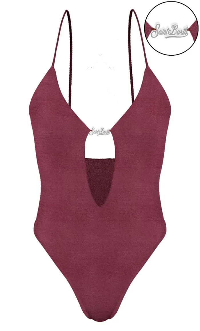 Costume Intero Mc2 Saint Barth Fucsia Shiny art. Crunchy Plate Shiny Sb 45, foto 1 di 1