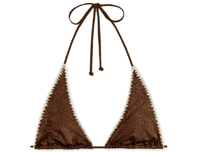 Triangolo Mc2 Saint Barth  art. Guiana WS Crinkle 18 Emb, foto 1 di 1
