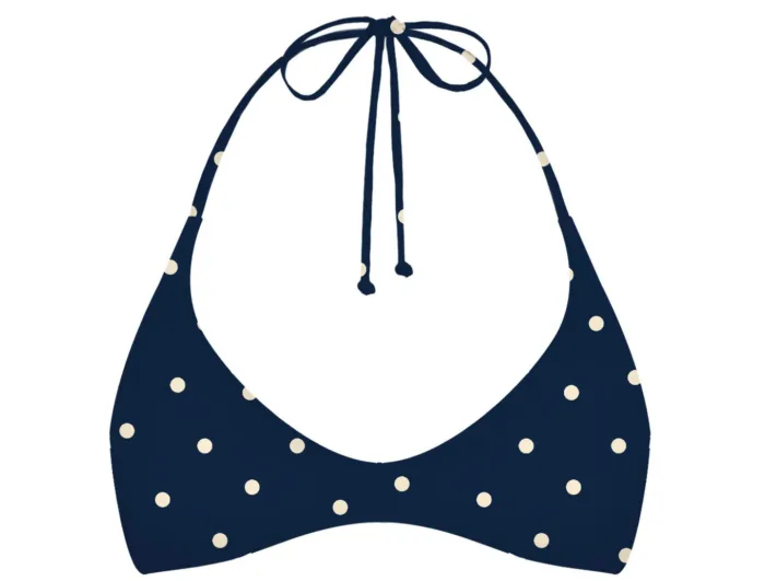 Bralette Triangolo Mc2 Saint Barth Blu a Pois art. Hespera Coriandol Pois 61, foto 1 di 1