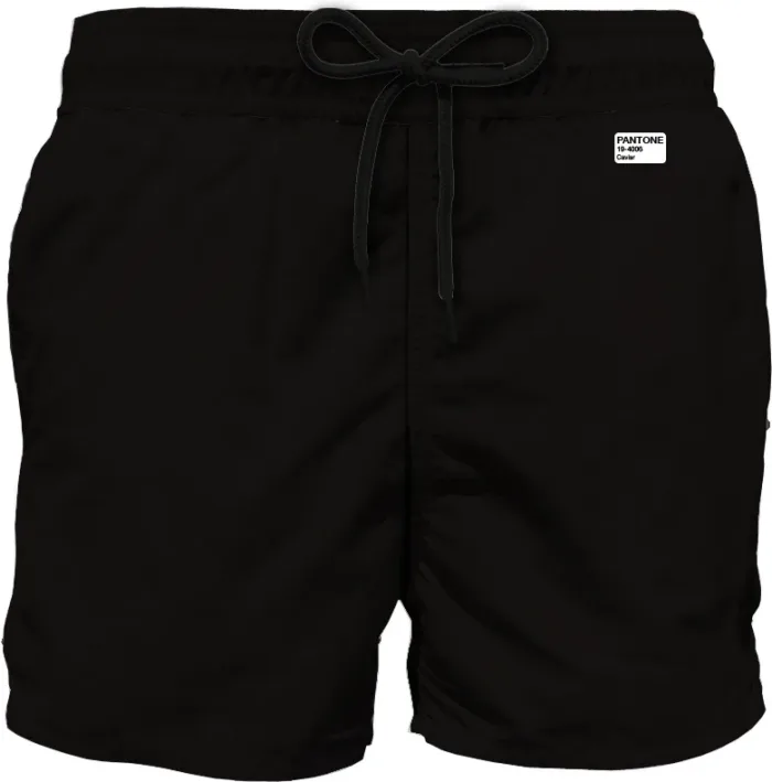 Costume Mc2 Saint Barth Tinta Unita Nero art. Lighting Pantone 00 Black, foto 1 di 2
