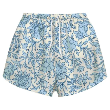 Pantaloncini in seta fantasia Mc2 Saint Barth art. Kammy Silk Habotai Batik Foulard 0131