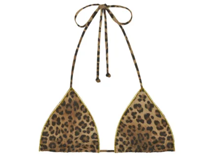 Triangolo Mc2 Saint Barth Leopardato art. Leah Overlock Velvet Sand Leopard 19