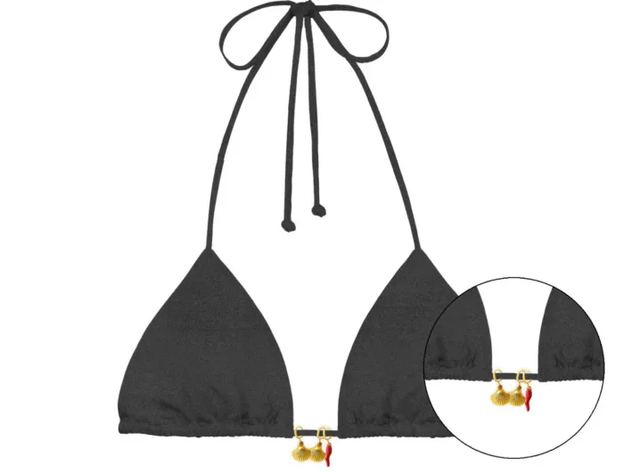 Triangolo Nero Mc2 Saint Barth art. Leah Shiny Charms 16H, foto 1 di 1