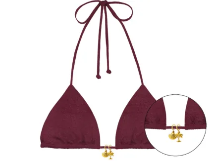 Triangolo Mc2 Saint Barth Bordeaux art. Leah Shiny Charms 45