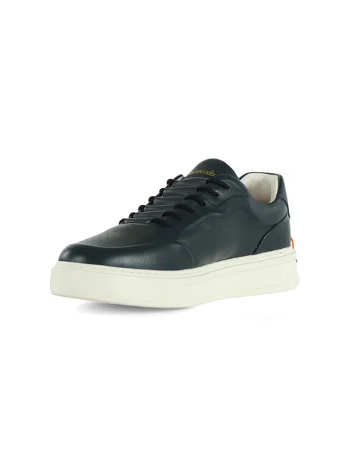 Sneakers Uomo Barracuda Phoenix in Pelle Blu art. BU3510A V2491 Blu Navy, foto 4 di 5