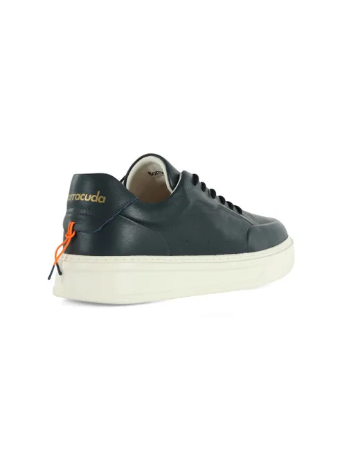 Sneakers Uomo Barracuda Phoenix in Pelle Blu art. BU3510A V2491 Blu Navy, foto 3 di 5
