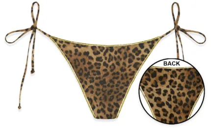 Slip Brasiliana Mc2 Saint Barth Leopardato art. Marielle Overlock Velvet Sand Leopard 19