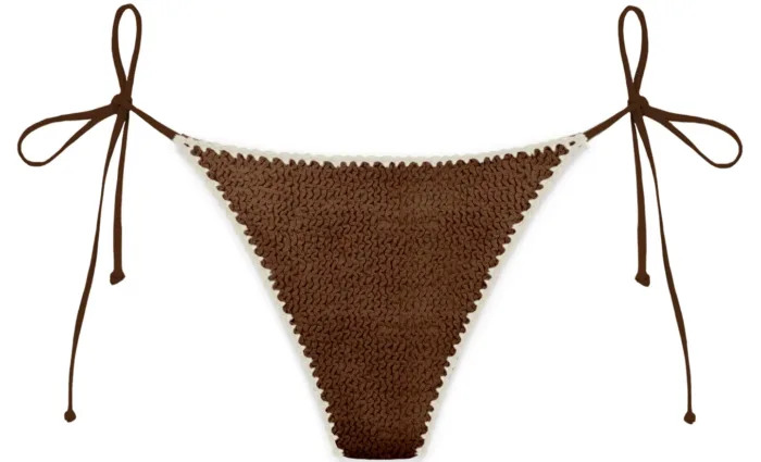 Slip Brasiliana Mc2 Saint Barth art. Marielle Ws Crinkle 18 EMB, foto 1 di 1