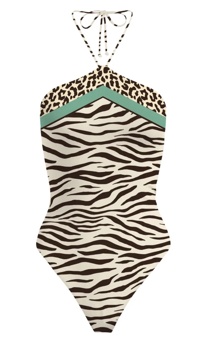 Costume Intero Mc2 Saint Barth Zebrato art. Meryem Savanna Zebra 53, foto 1 di 1