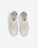 Sneakers Premiata Donna In Pelle Bianca e Spoiler Nero art. Micol 8197 - immagine 5