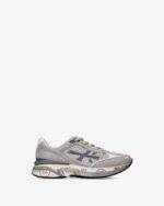 Sneakers Premiata Uomo in Camoscio e Tessuto Grigio art. Moerun 8079