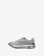 Sneakers Premiata Uomo in Camoscio e Tessuto Grigio art. Moerun 8079 - immagine 3