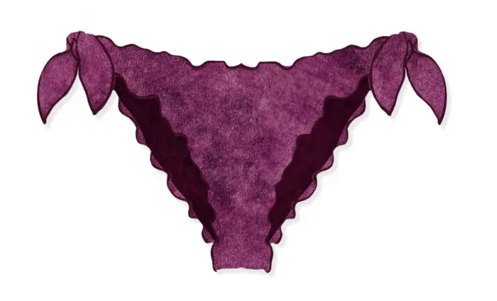Slip Mutanda in Velluto Fucsia Mc2 Saint Barth art. Moon Velvet 79, foto 1 di 1