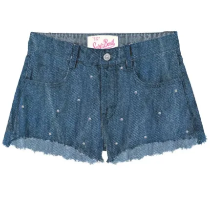 Pantaloncino Mc2 Saint Barth Denim art. Musa Denim Strass 30