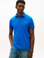 Polo 1985 regular fit in piqué Uomo Tommy Hilfiger Blu Elettrico art. MW0MW17770 C3D