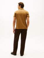 Polo 1985 regular fit in piqué Uomo Tommy Hilfiger Beige Khaki art. MW0MW17770 GWP - immagine 2