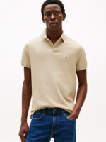 Polo 1985 regular fit in piqué Uomo Tommy Hilfiger Beige art. MW0MW17770 RBT - immagine 2