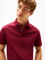 Polo 1985 regular fit in piqué Uomo Tommy Hilfiger Bordeaux art. MW0MW17770 VLP - immagine 2