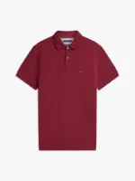 Polo 1985 regular fit in piqué Uomo Tommy Hilfiger Bordeaux art. MW0MW17770 VLP - immagine 4