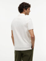 Polo 1985 regular fit in piqué Uomo Tommy Hilfiger Avorio art. MW0MW17770 Z00 - immagine 2