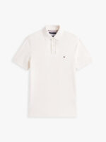 Polo 1985 regular fit in piqué Uomo Tommy Hilfiger Avorio art. MW0MW17770 Z00 - immagine 3