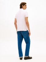 Polo Slim fit in piqué di cotone Uomo Tommy Hilfiger Rosa Chiaro art. MW0MW17771 TOG - immagine 2