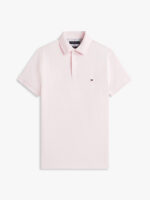 Polo Slim fit in piqué di cotone Uomo Tommy Hilfiger Rosa Chiaro art. MW0MW17771 TOG - immagine 3