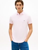Polo Slim fit in piqué di cotone Uomo Tommy Hilfiger Rosa Chiaro art. MW0MW17771 TOG