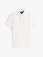 Polo Slim fit in piqué di cotone Uomo Tommy Hilfiger Avorio art. MW0MW17771 Z00 - immagine 3