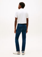 Jeans Slim Uomo Tommy Hilfiger Bleecker Lavaggio Blu Scuro art. MW0MW39042 1CV - immagine 4
